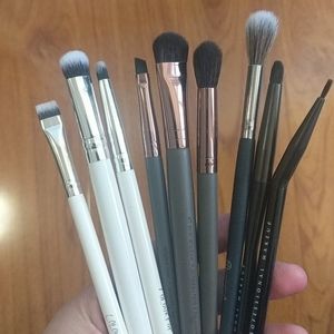 Sephora, colourpop and nyx eyeshadow brush bundle